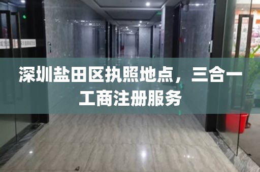 深圳盐田区执照地点，三合一工商注册服务